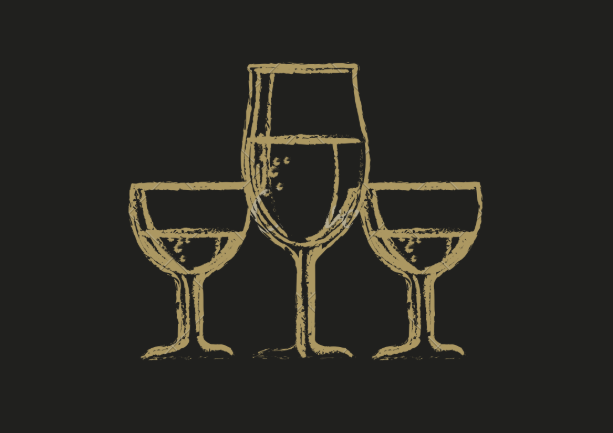 iVino logo of three wine glasses